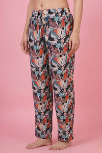 Zivame Abstract Print Woven Loungewear Set - Tap Shoe — thumbnail 3